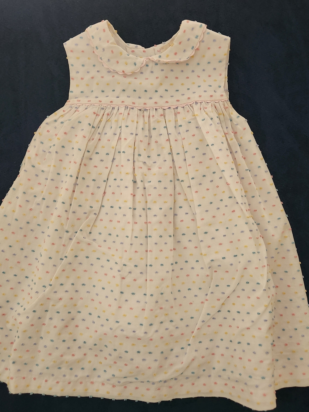 The Beaufort Bonnet Company Tbbc Toddler Girls Dress Multicolor Rainbow  Dot 3t